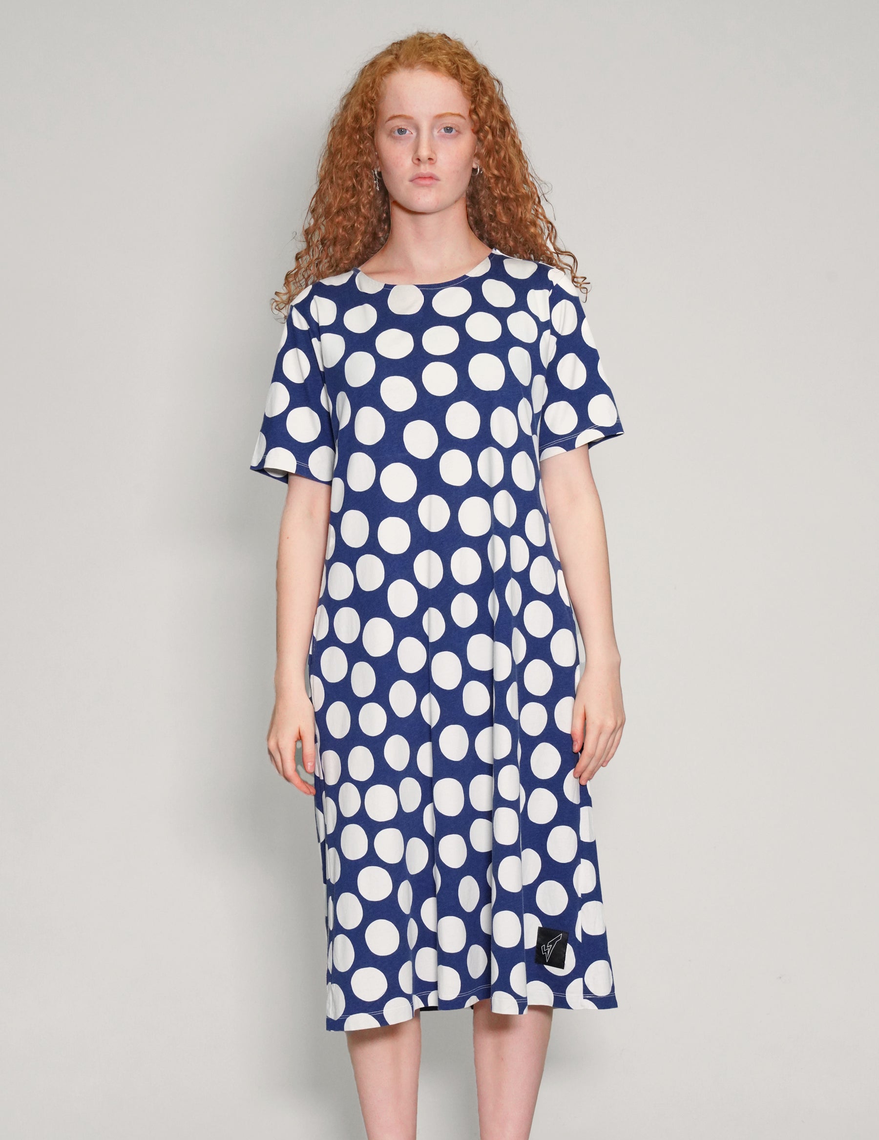 Spotted Cotton Dress