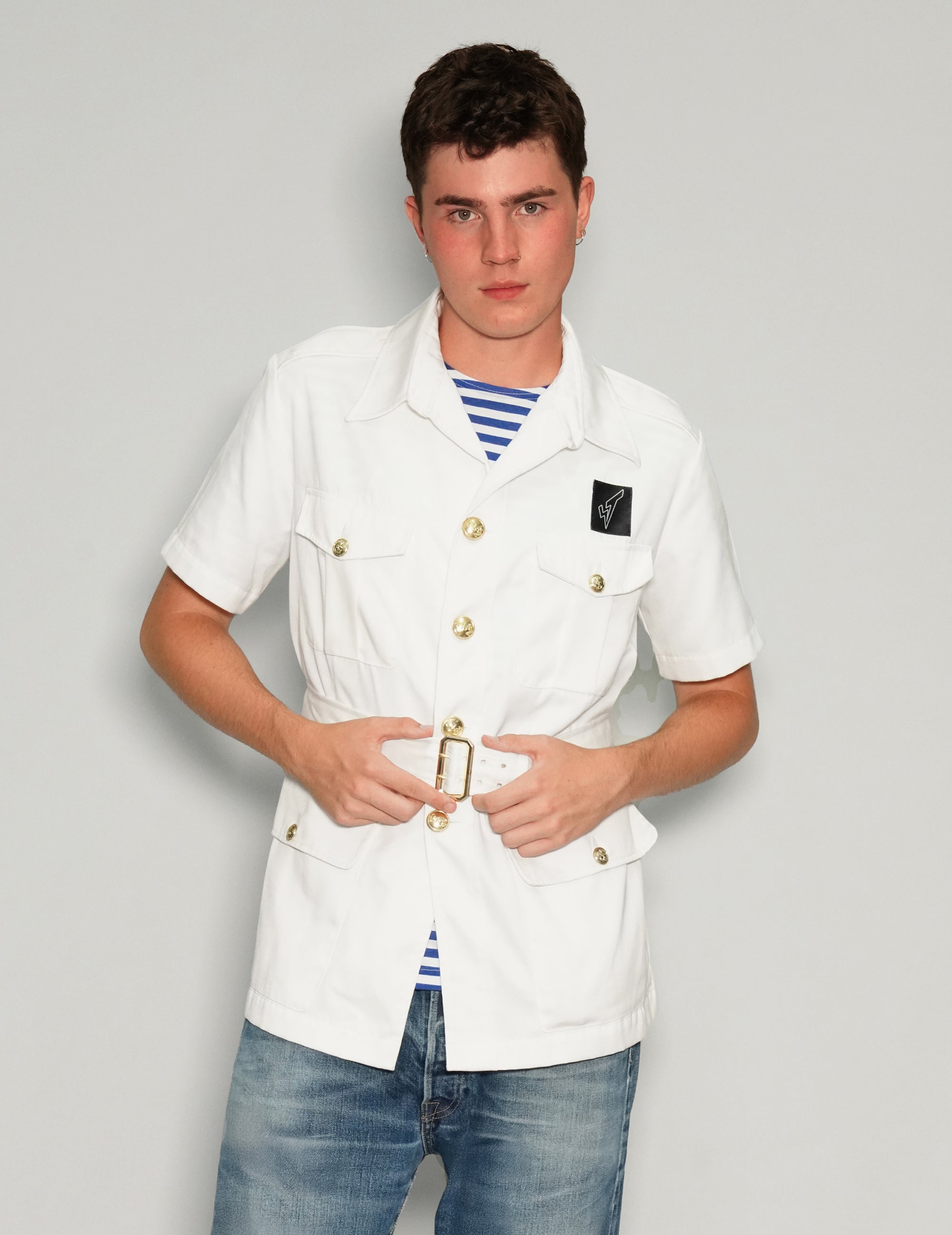 Officers Tropical Dress Shirt