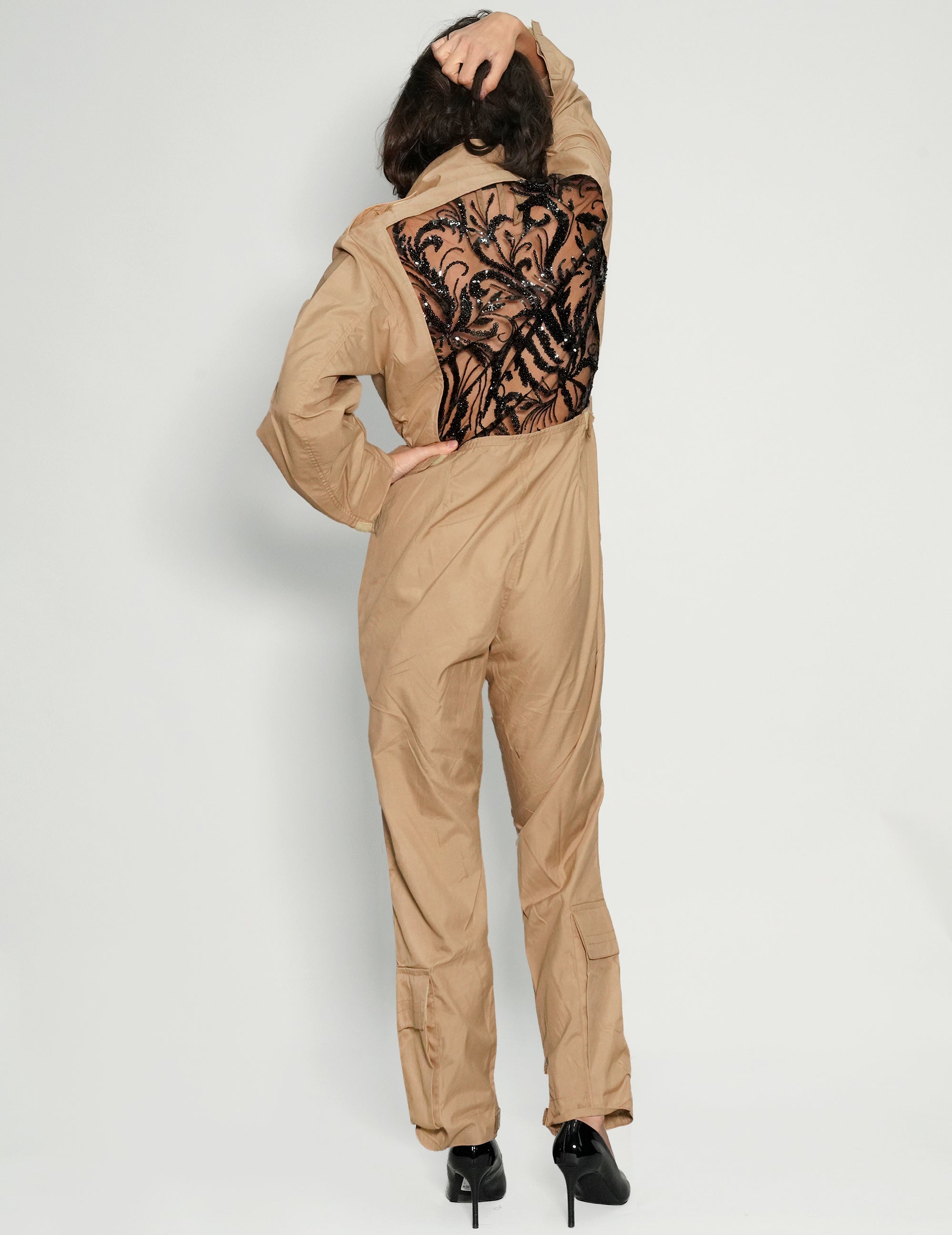 Partyback Aircrew Coverall in Khaki