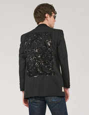 Party Back Tuxedo - Black Sequin