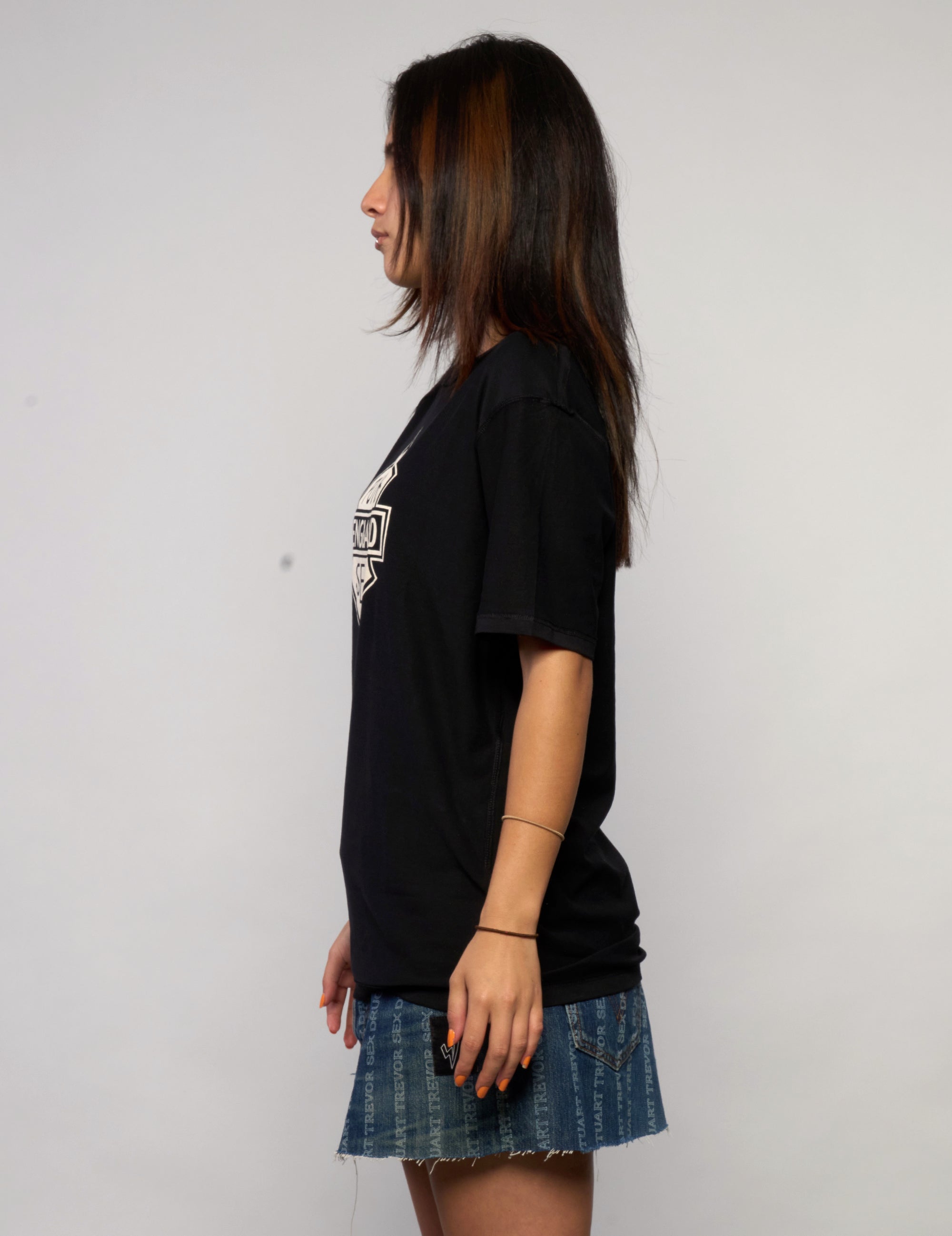 Pure S'x England Tee in Black