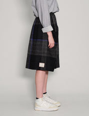 Tartan High-waisted Skirt