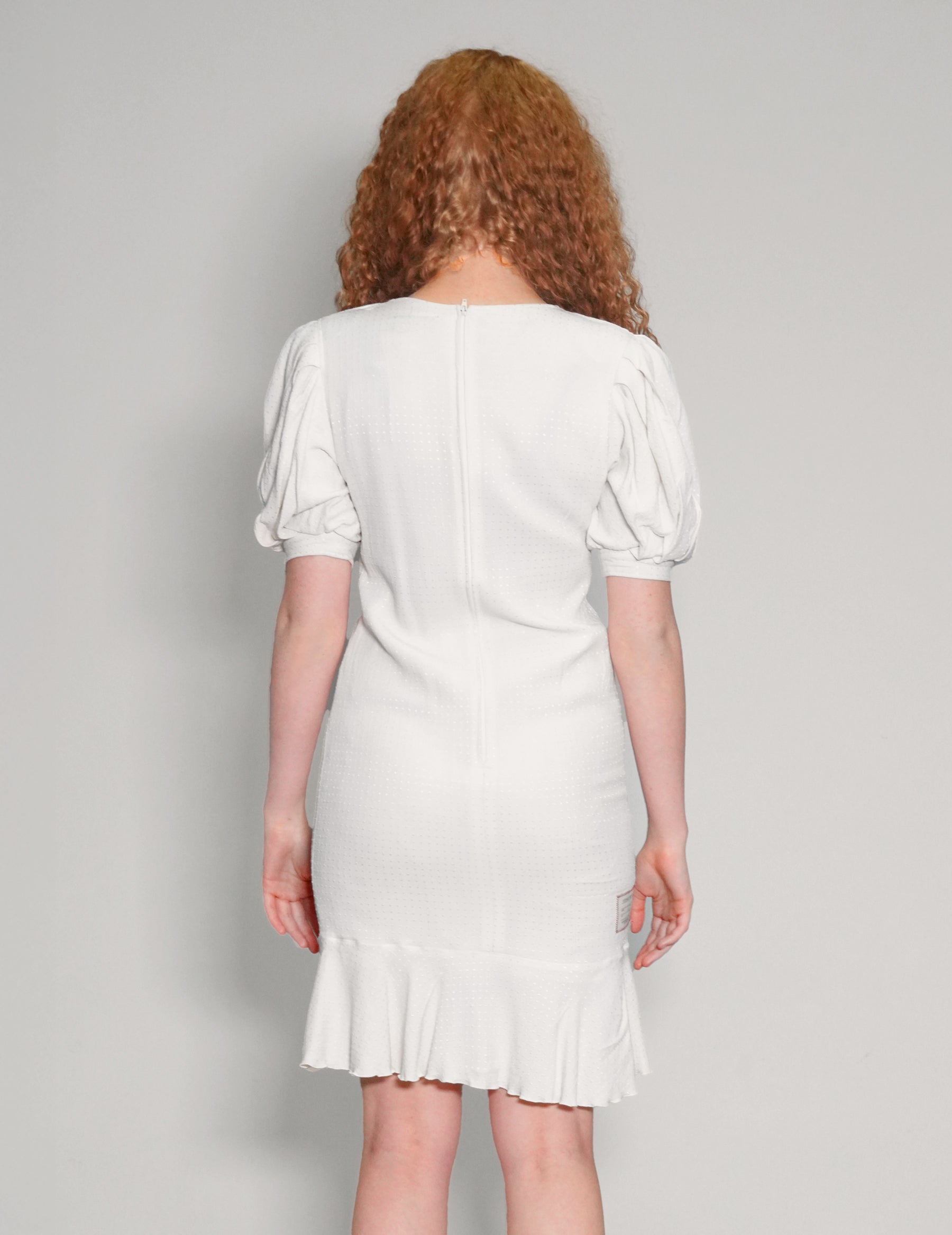 Puffed Sleeve Dress