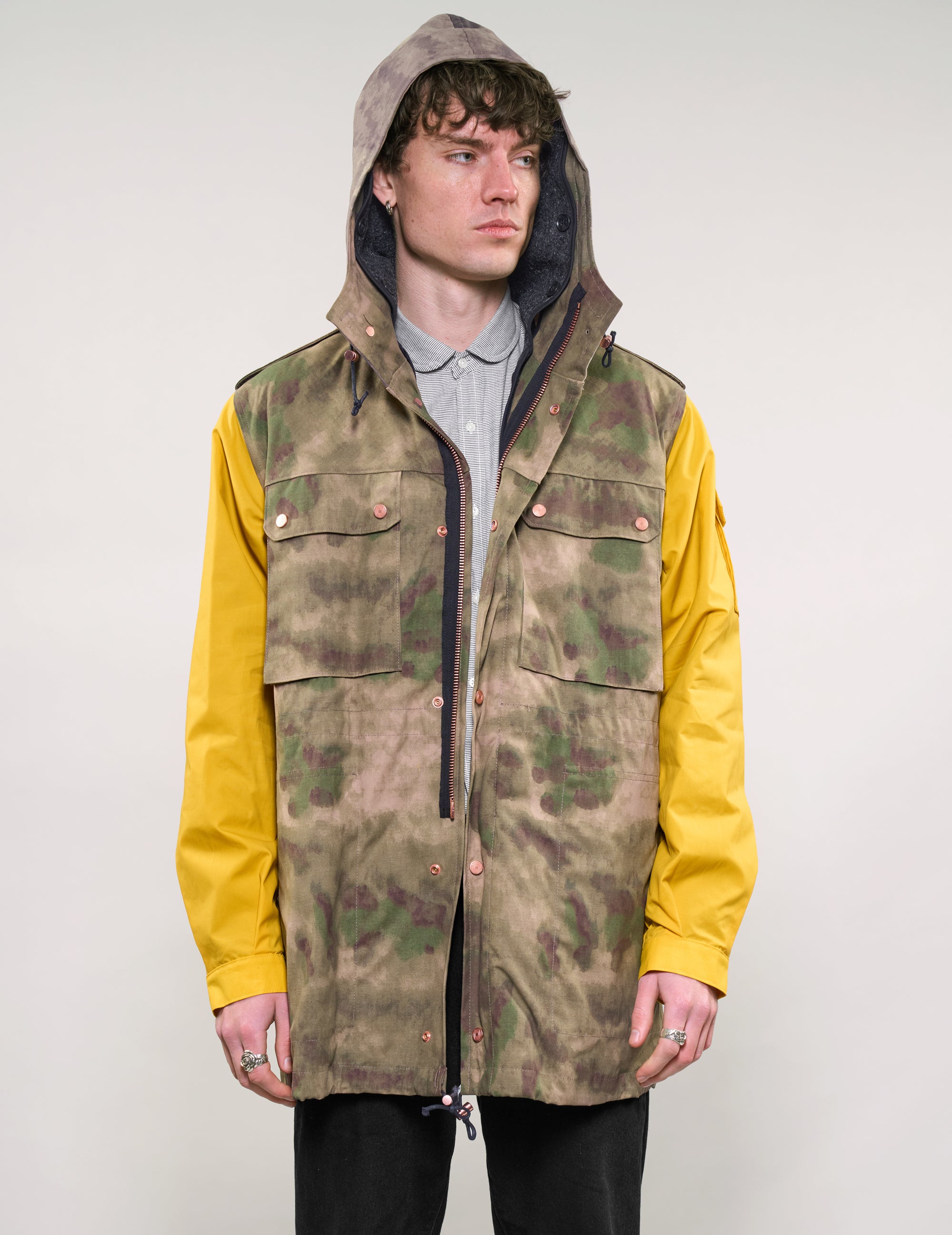 IMMORTAL Desert Parka in Camo & Yellow