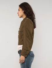 Französische kurze Militär-Blousonjacke