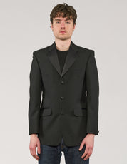 Party Back Blazer - Black Sequin - Black