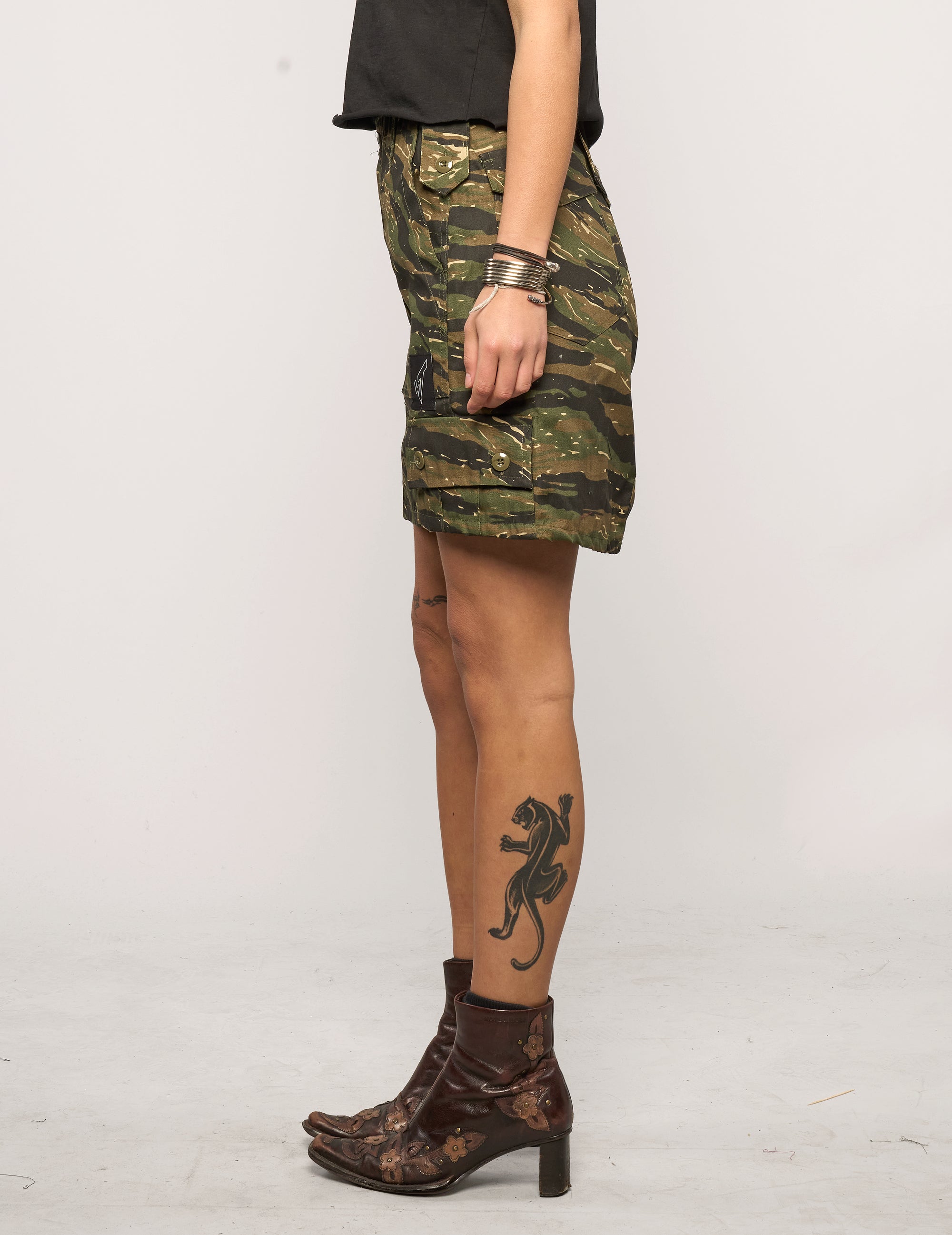 Tiger Stripe Camo Skirt