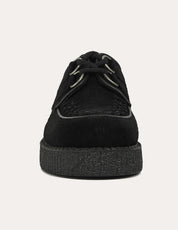 Underground Wulfrun Single Sole Creeper-Schuhe aus schwarzem Wildleder