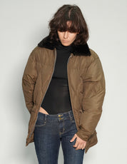 Fur Collar Puffer Jacket