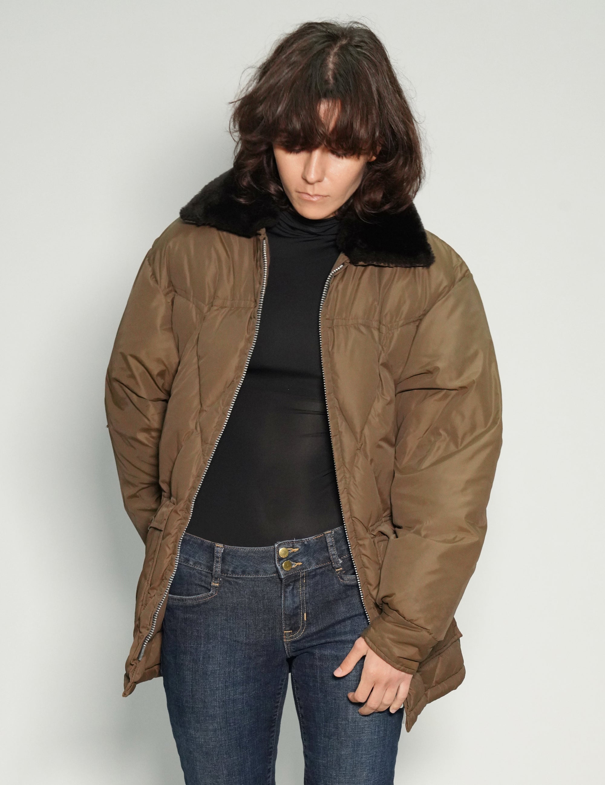 Fur Collar Puffer Jacket