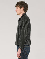 Vintage Leather Biker Jacket