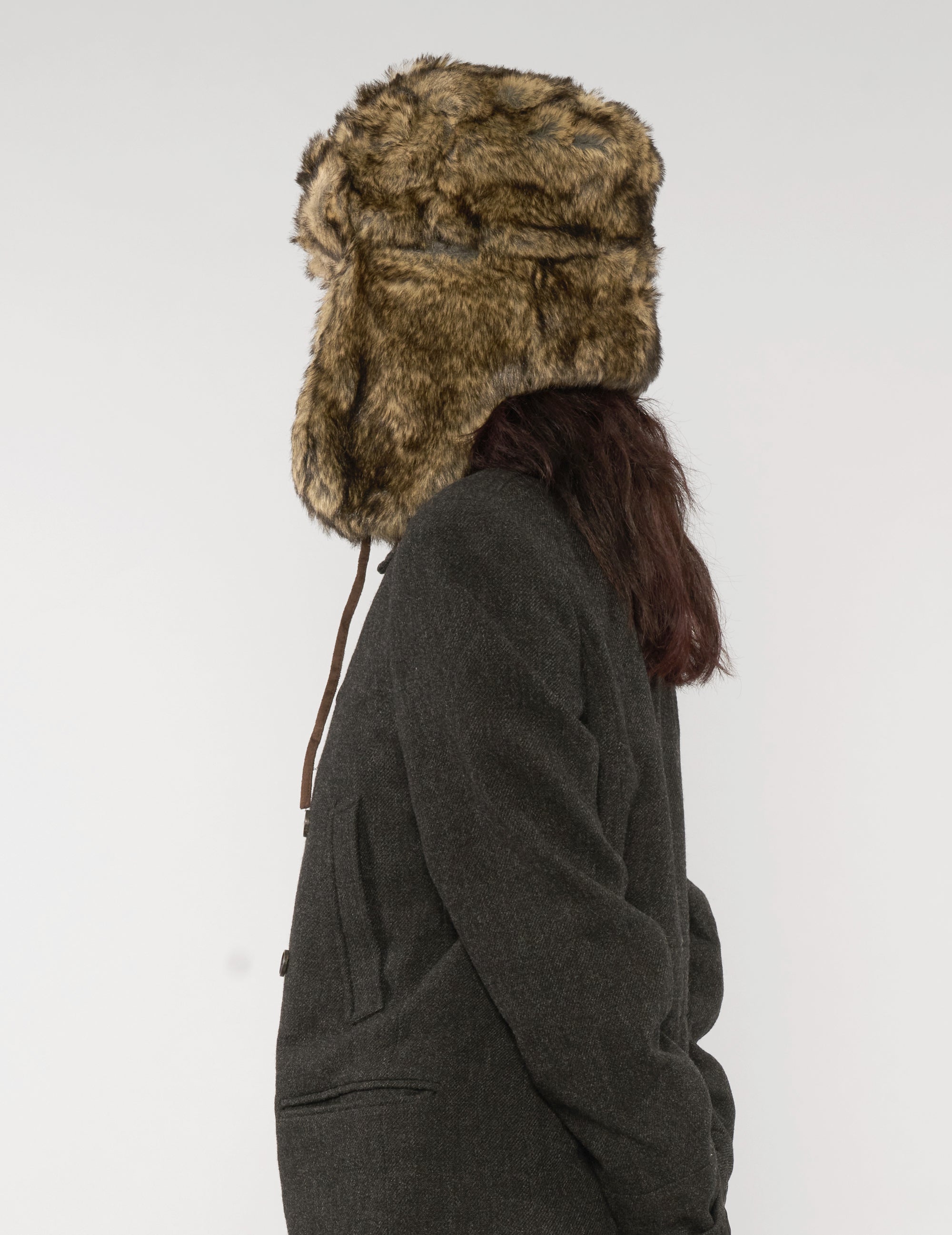 chapeau de fourrure de style russe