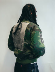 MA 1 Patched Bomber in Camo