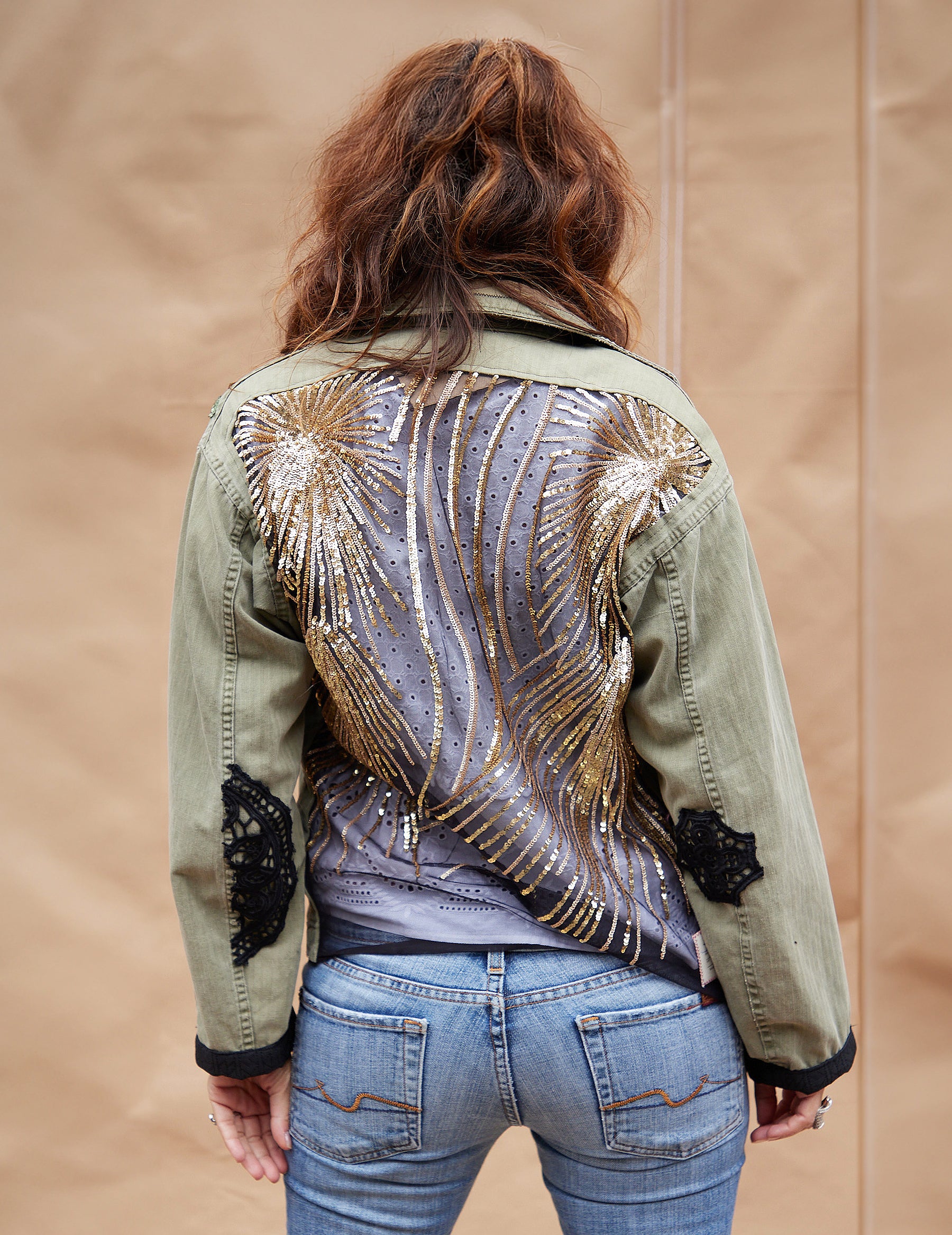 Embroidered Vietnamese Utility Partyback Jacket