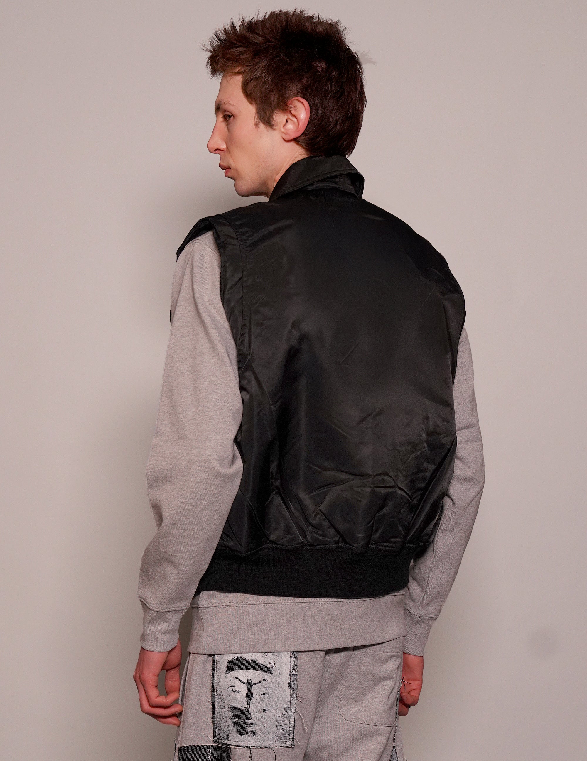 Vintage US Air Force Collared Bomber Gilet
