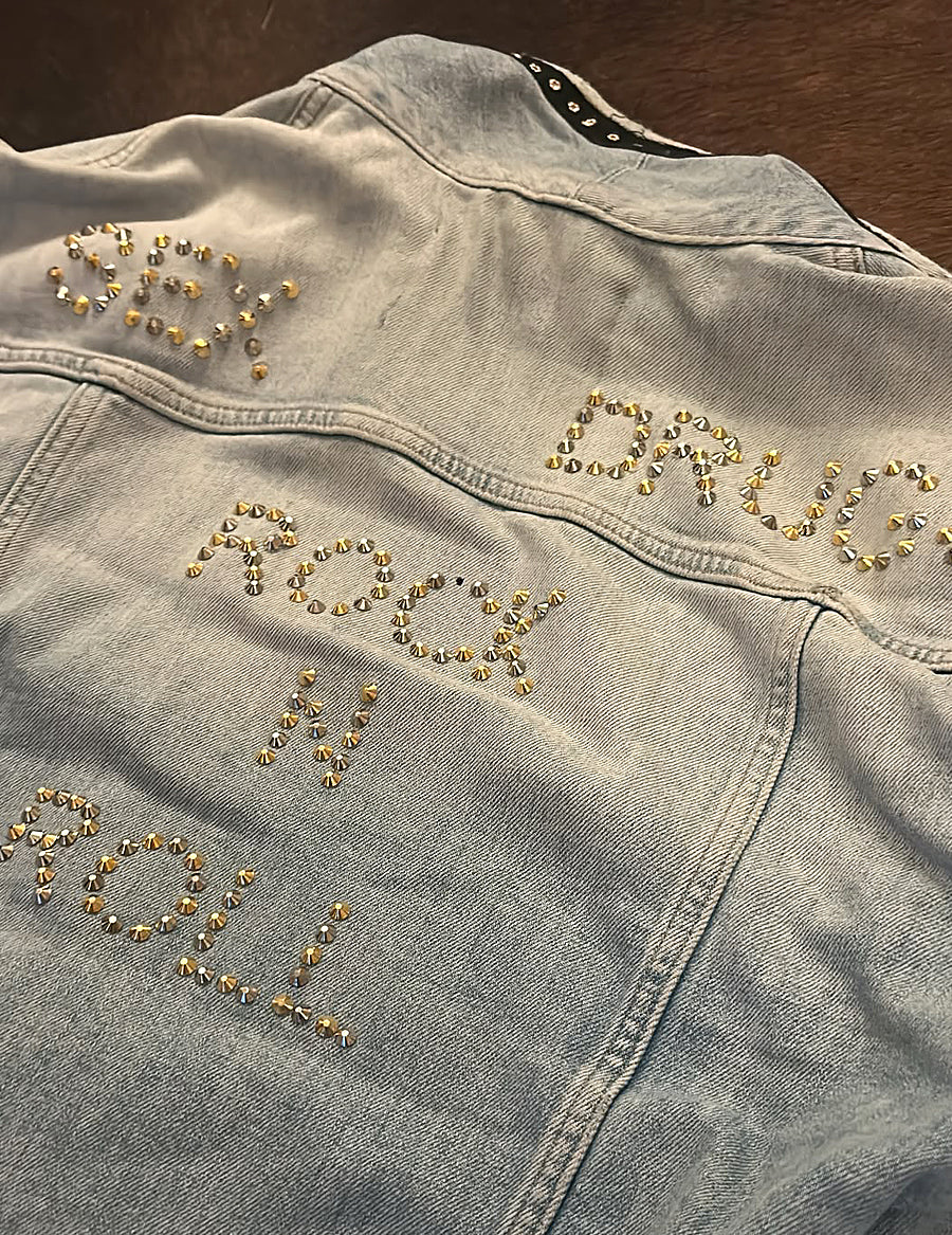 Anarchy Denim Jacket - Vintage Levi’s Pale Denim Jacket