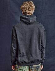 Men's Black Cotton Hoodie | Stuart Trevor