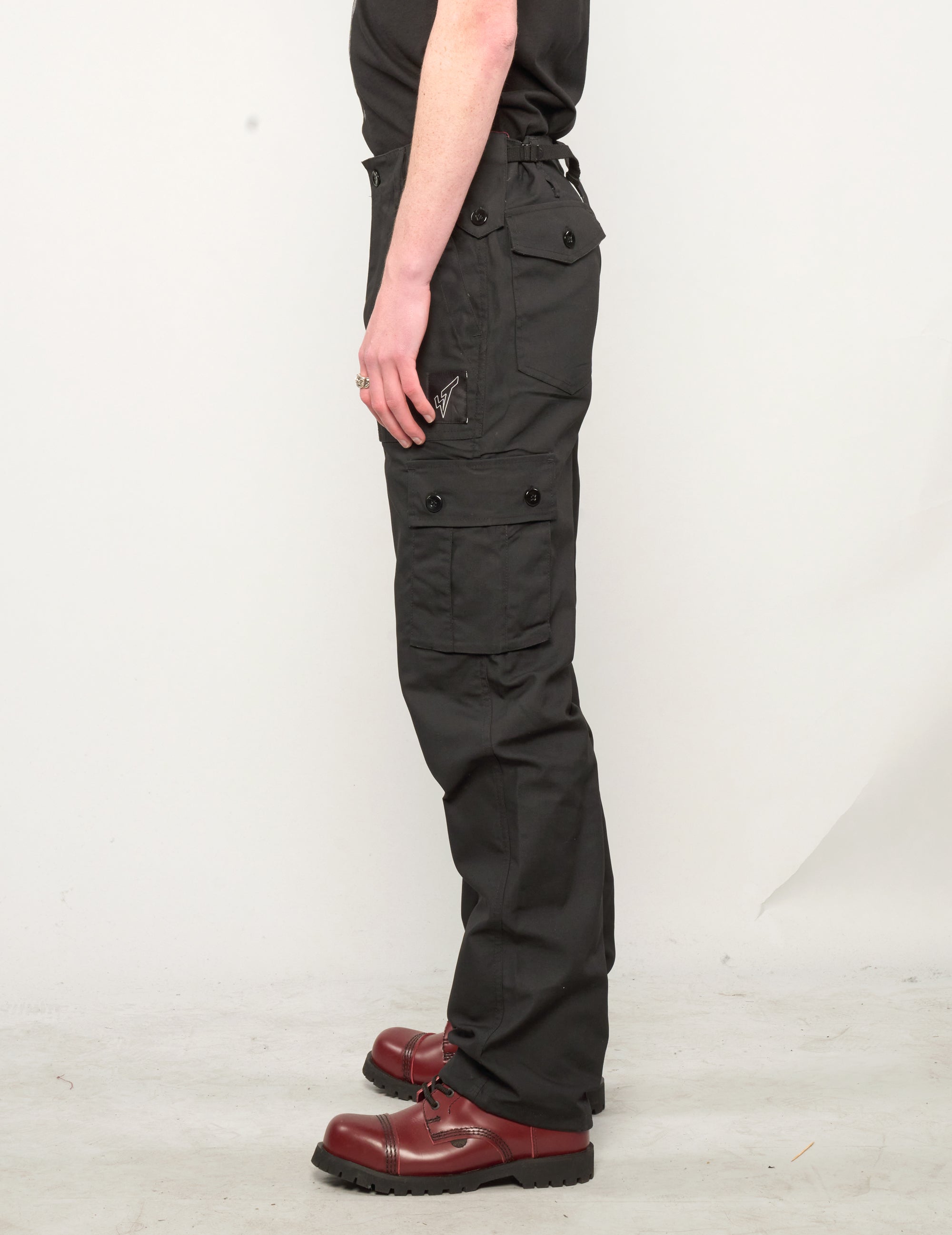 Cargo Trousers in Black