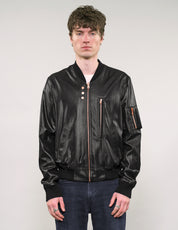 IMMORTAL Sebring Bomber Jacket - Chintz Woven Twill in Black