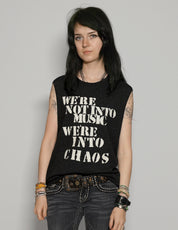 'We're Into Chaos' Vest in Black
