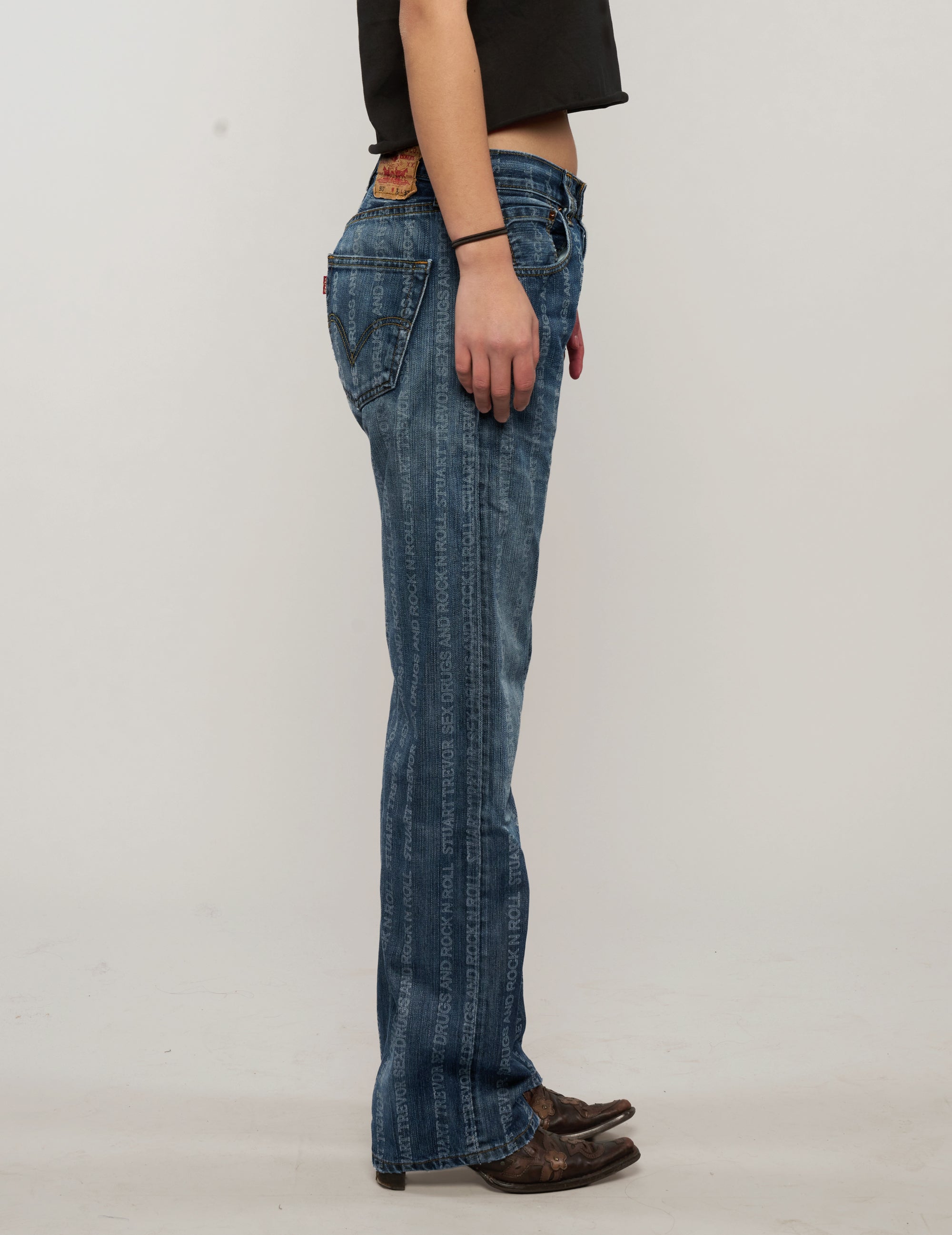S'x D'ugs and Rock N Roll Jeans - Dark Denim