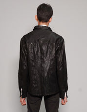 IMMORTAL Leder-Patch-Jacke