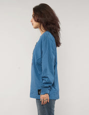 ST 'A Lad Insane' Long Sleeve Logo Tee in Blue