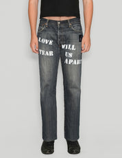 'Love Will Tear Us Apart' Jeans in Indigo