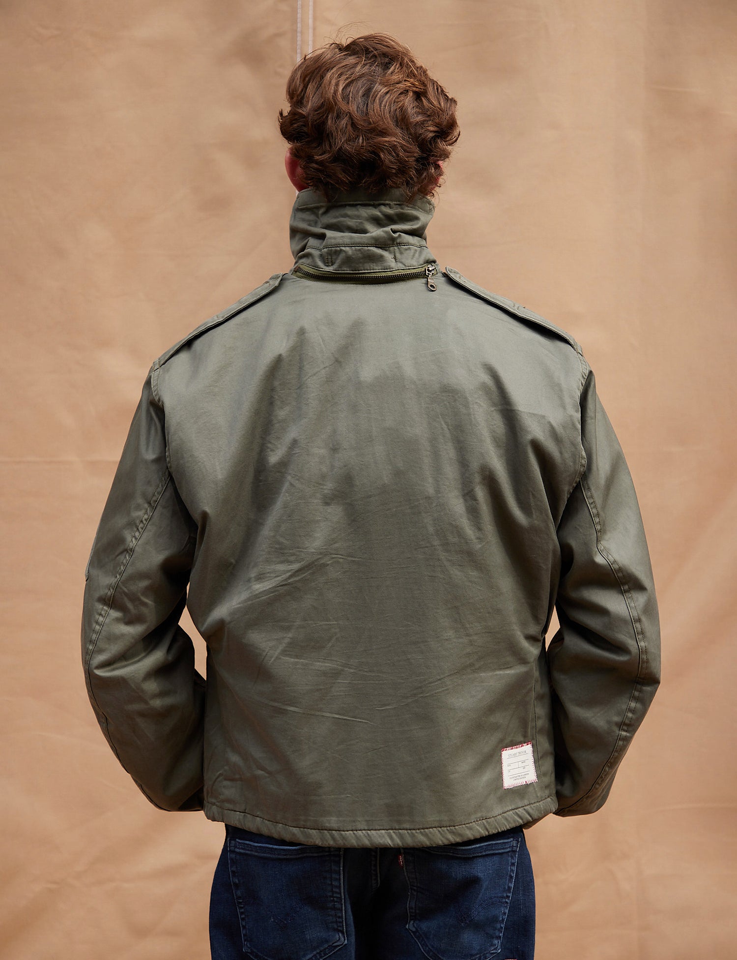 RAF MK3 High Neck Jacket in Khaki – Stuart Trevor