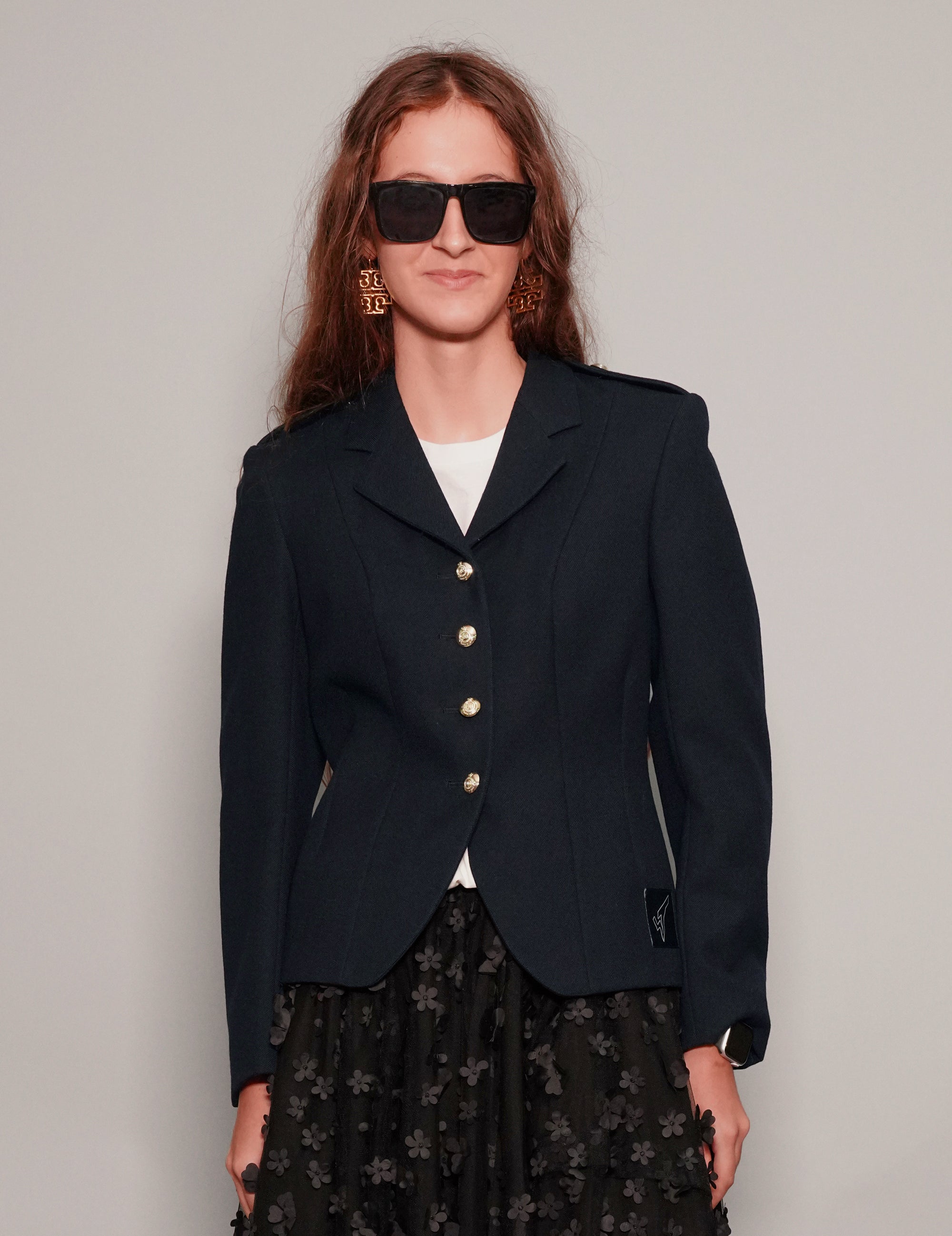 Women's Vintage Naval Uniform Blazer in Navy – Stuart Trevor
