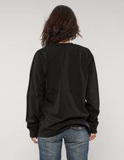 ST 'A Lad Insane' Long Sleeve Logo Tee in Black