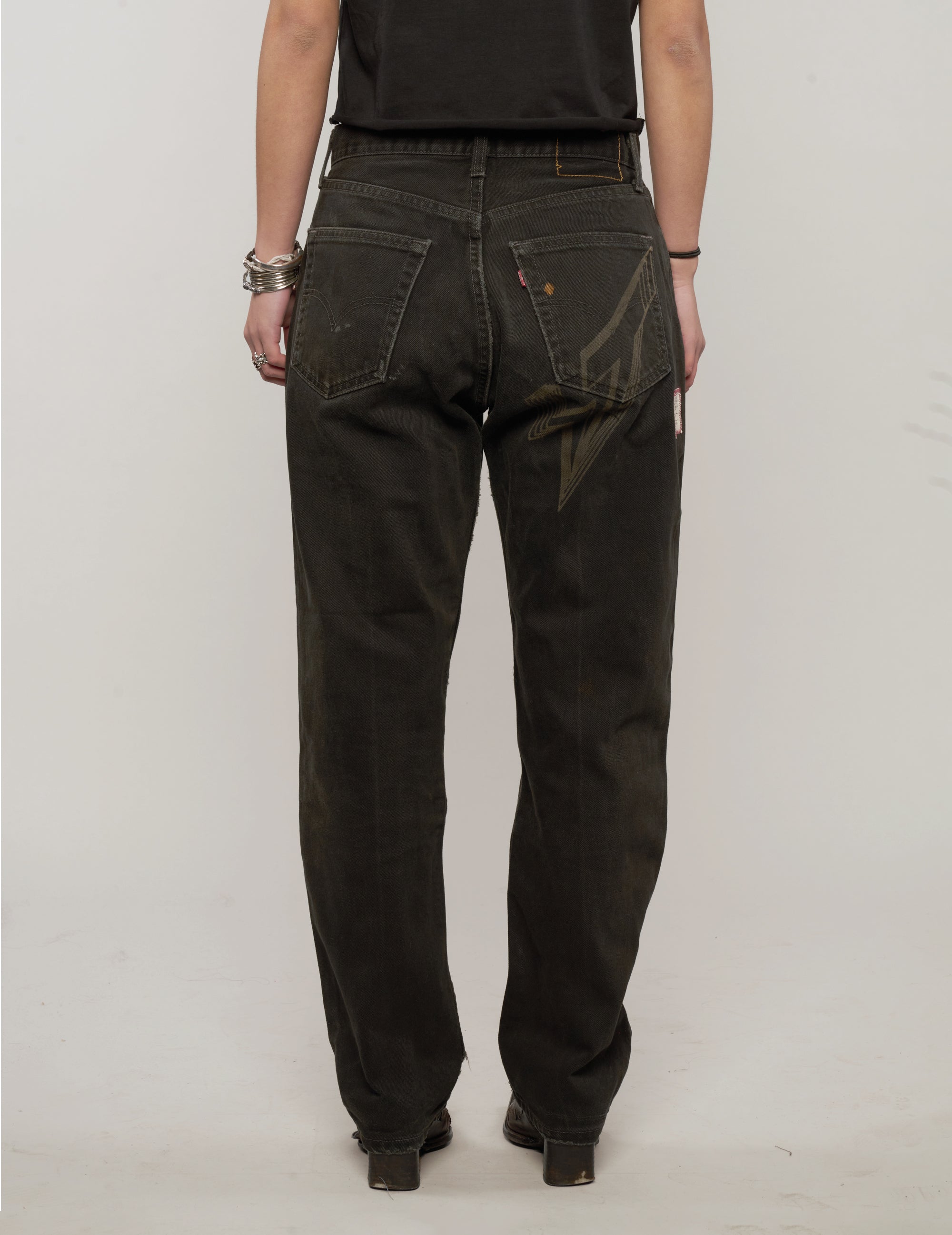 Laser Printed ST Jeans