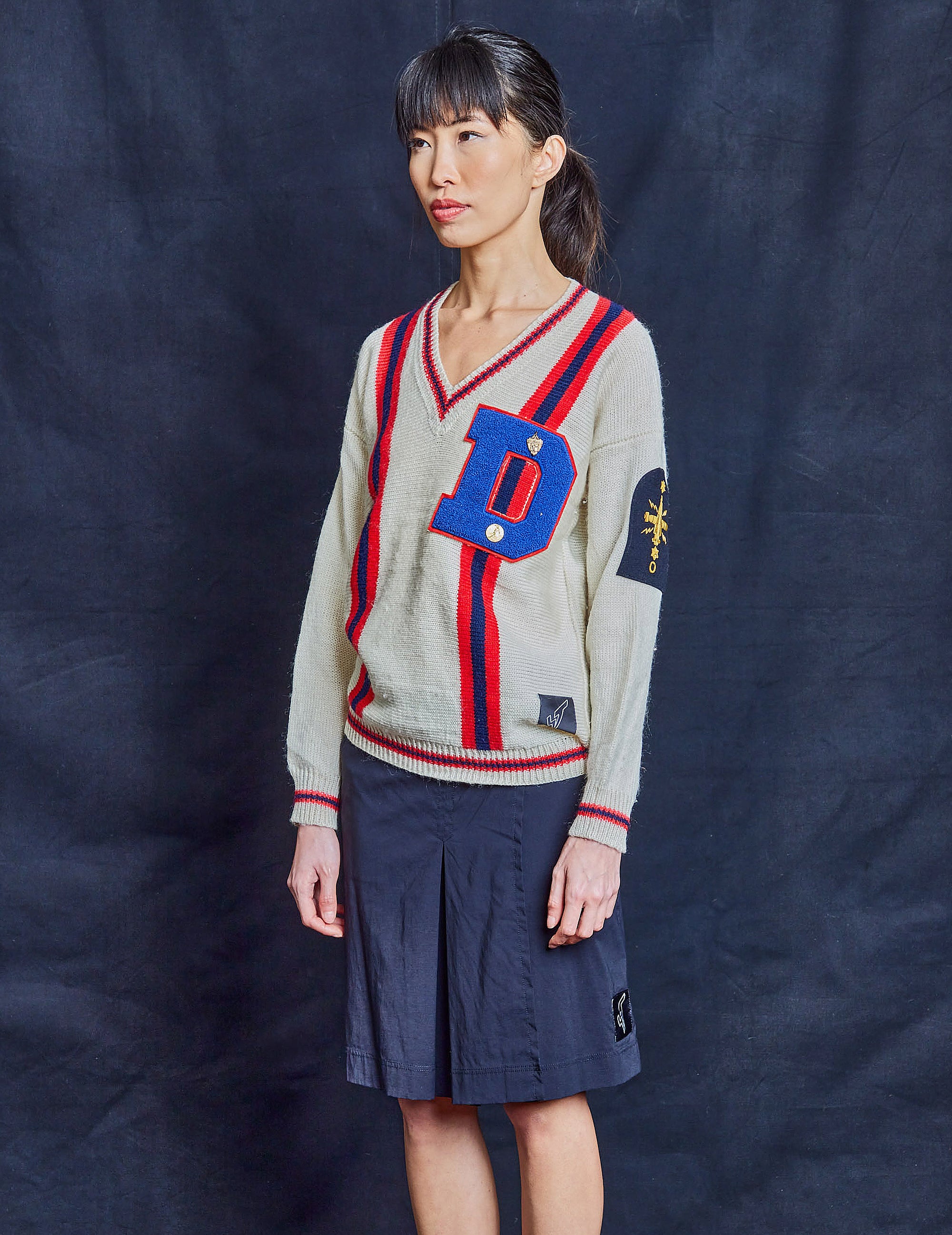 Vintage Varsity Knit Jumper