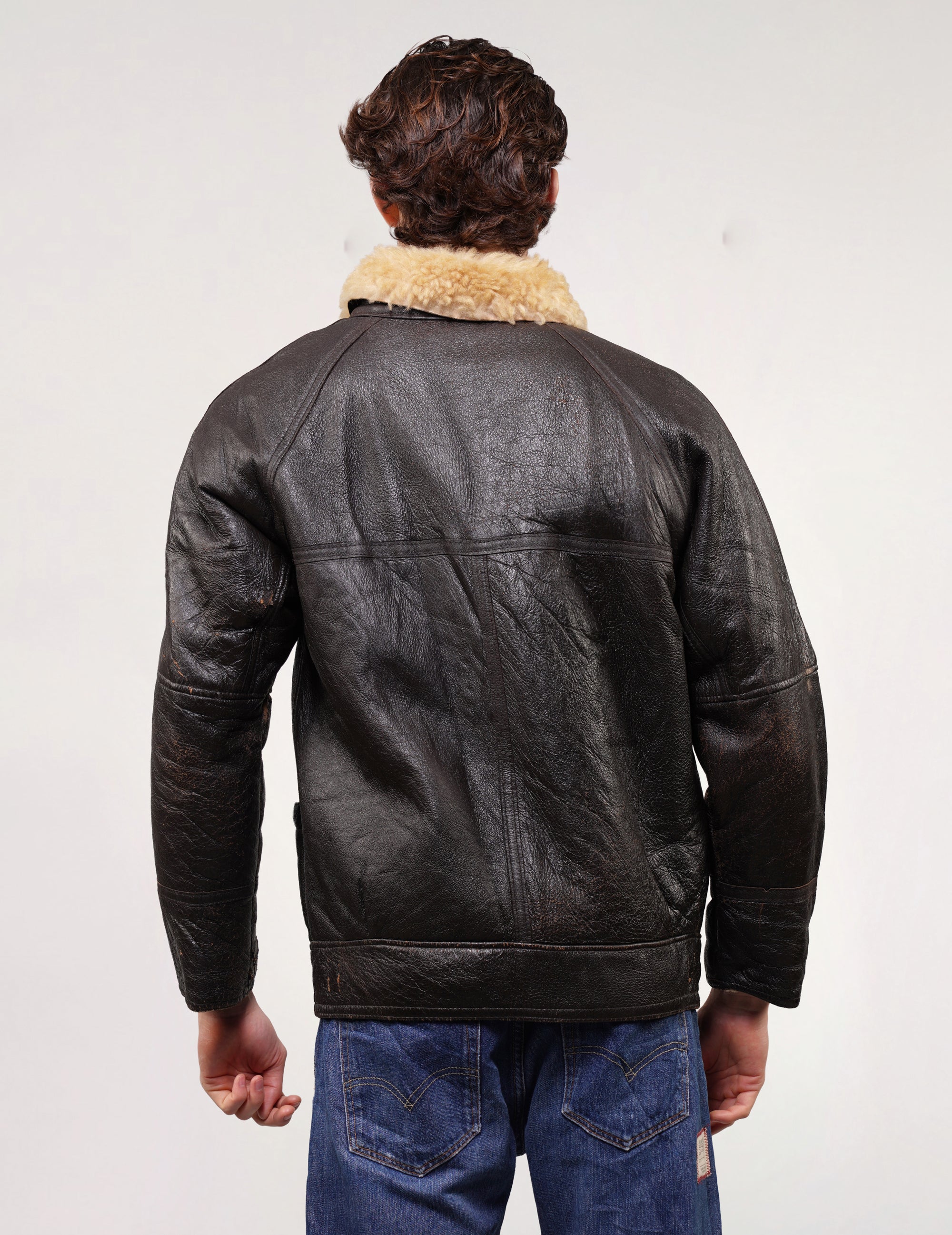 Vintage Milan Leatherwear Flying Jacket