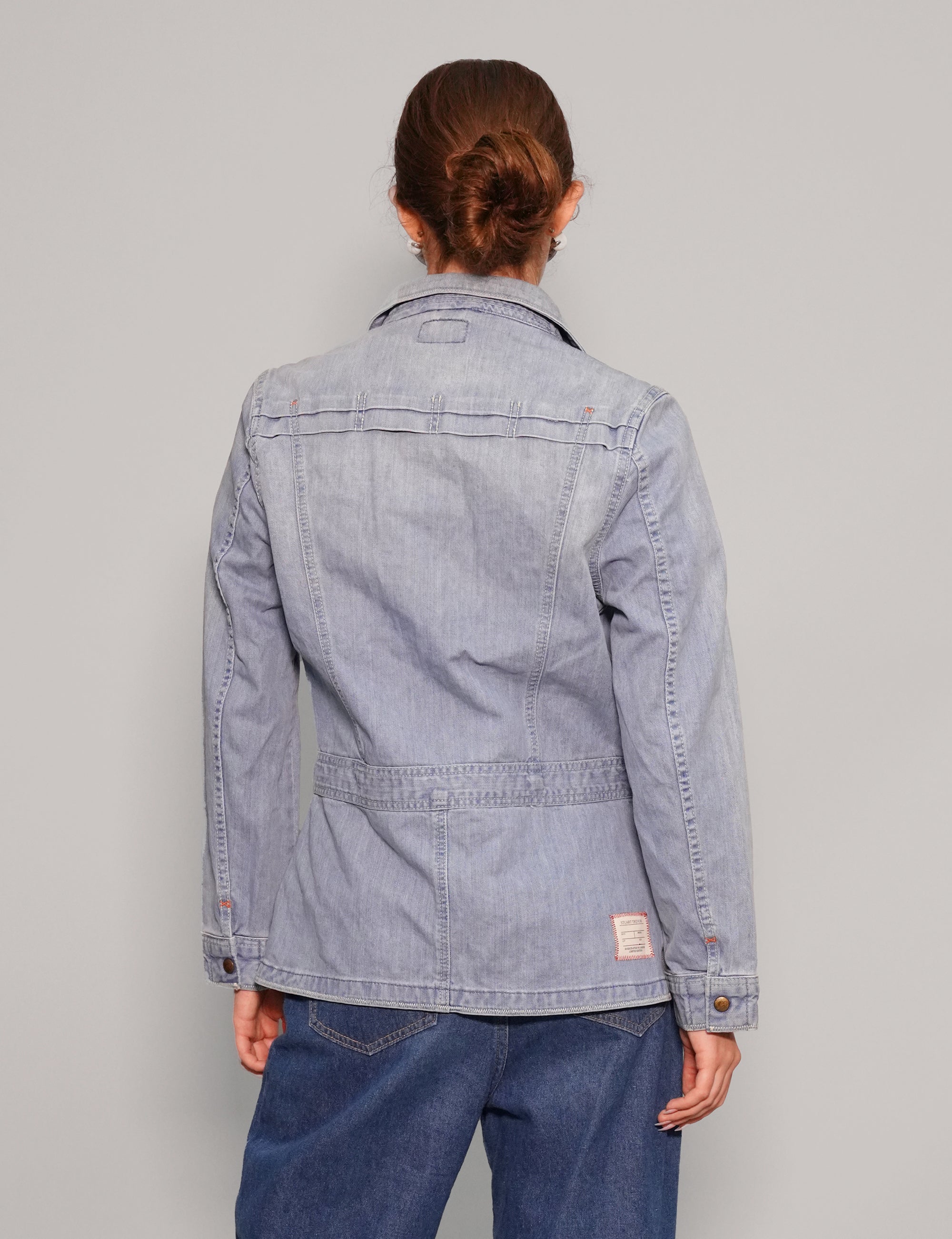 Women's Vintage Light Blue Denim Jacket | Stuart Trevor