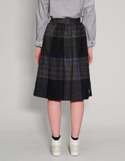 Tartan High-waisted Skirt