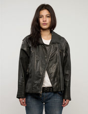 Vintage Leather Biker Jacket