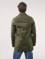 Vintage Oliver Spencer Peacoat in Khaki