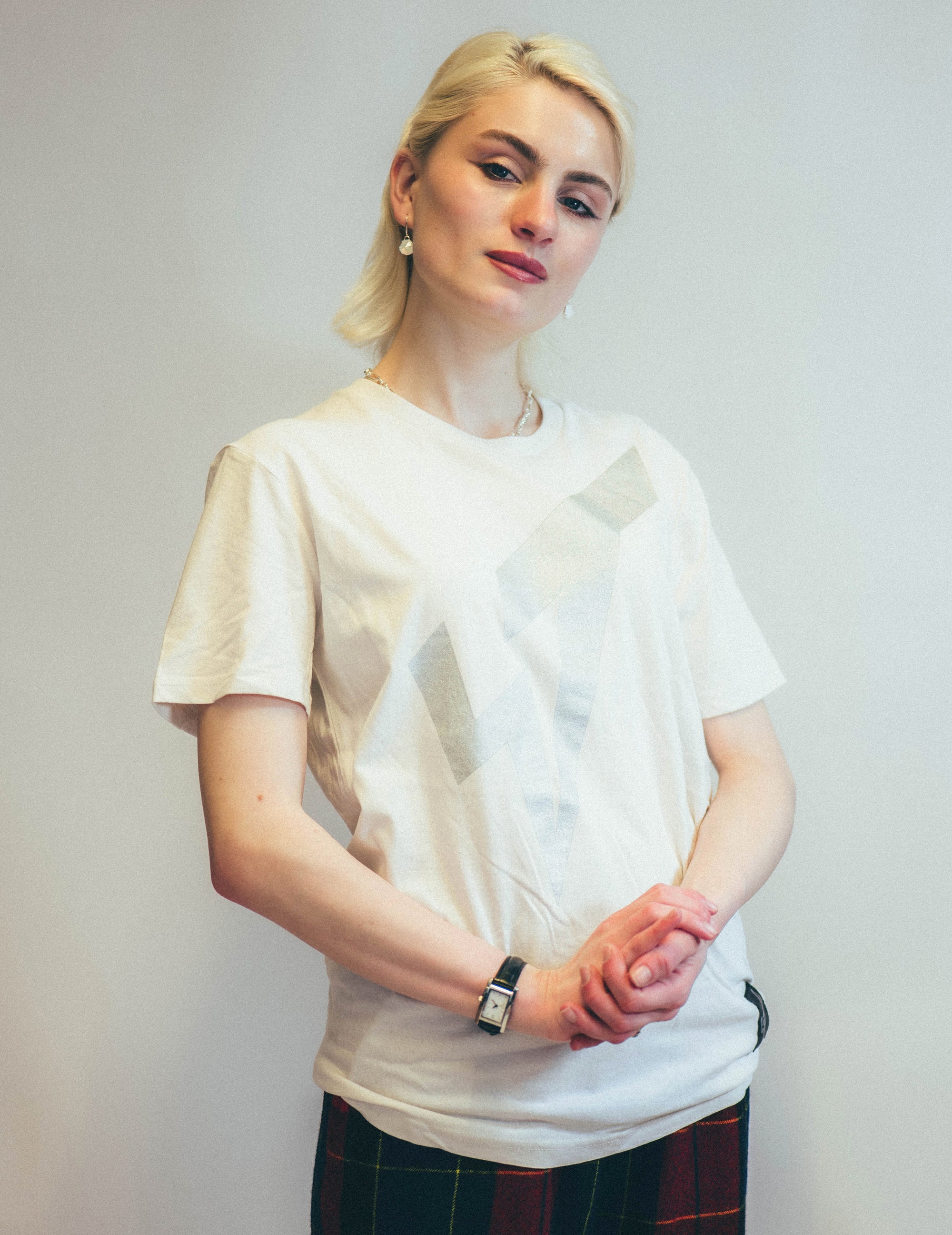 Solid ST Logo Tee - White