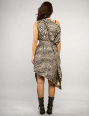 Das Piratenkleid – Barock-Jacquard-Rayon-Taft in Steingrau
