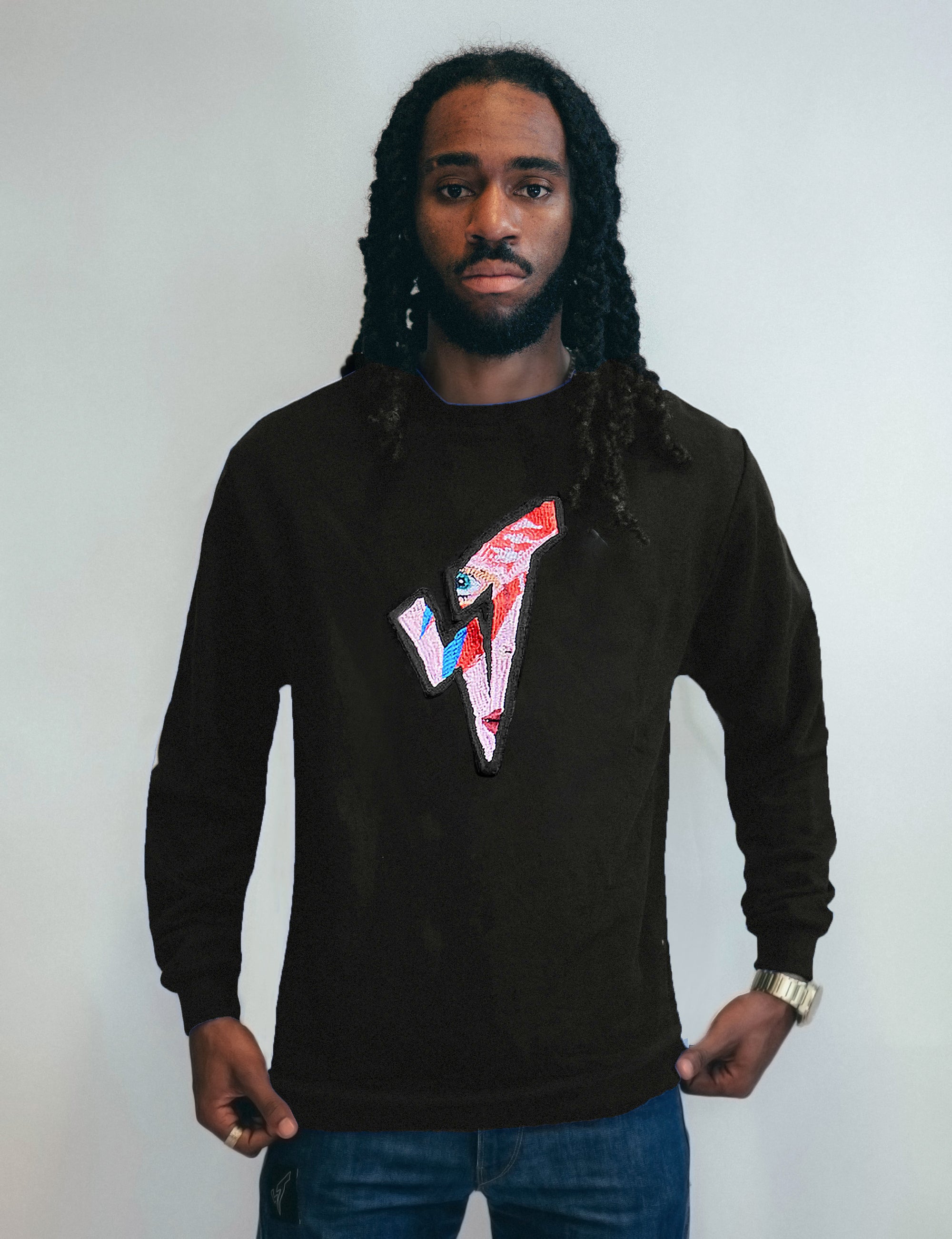 ST Embroidered Logo Long Sleeve Tee