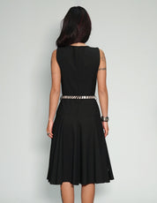 Black Zebra Dress
