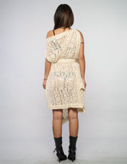 The Pirate Dress – Ivory Sequin Lace