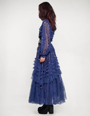 Killing Eve style Midnight Blue Ball Gown