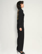 Party Back Jumpsuit in Black