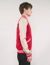 IMMORTAL Varsity Bomber Jacket - Red