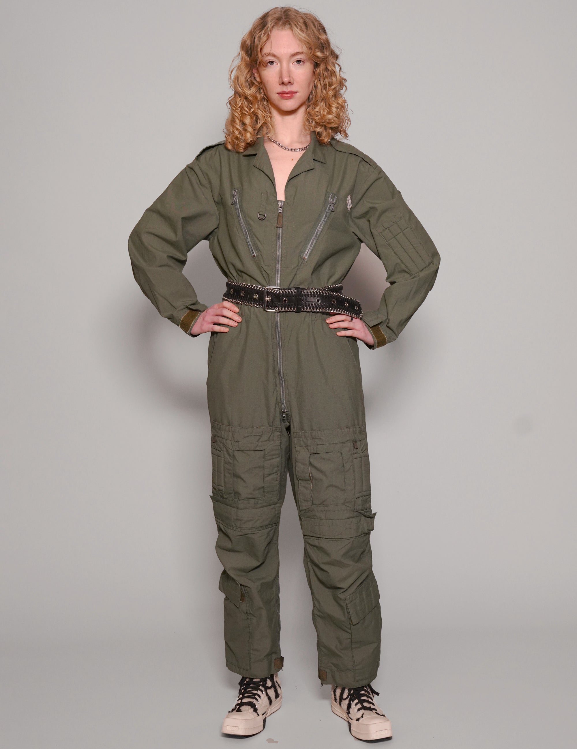 Olive Green Party Back Jumpsuit