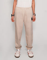 Pantalon de jogging multi-patchs écru