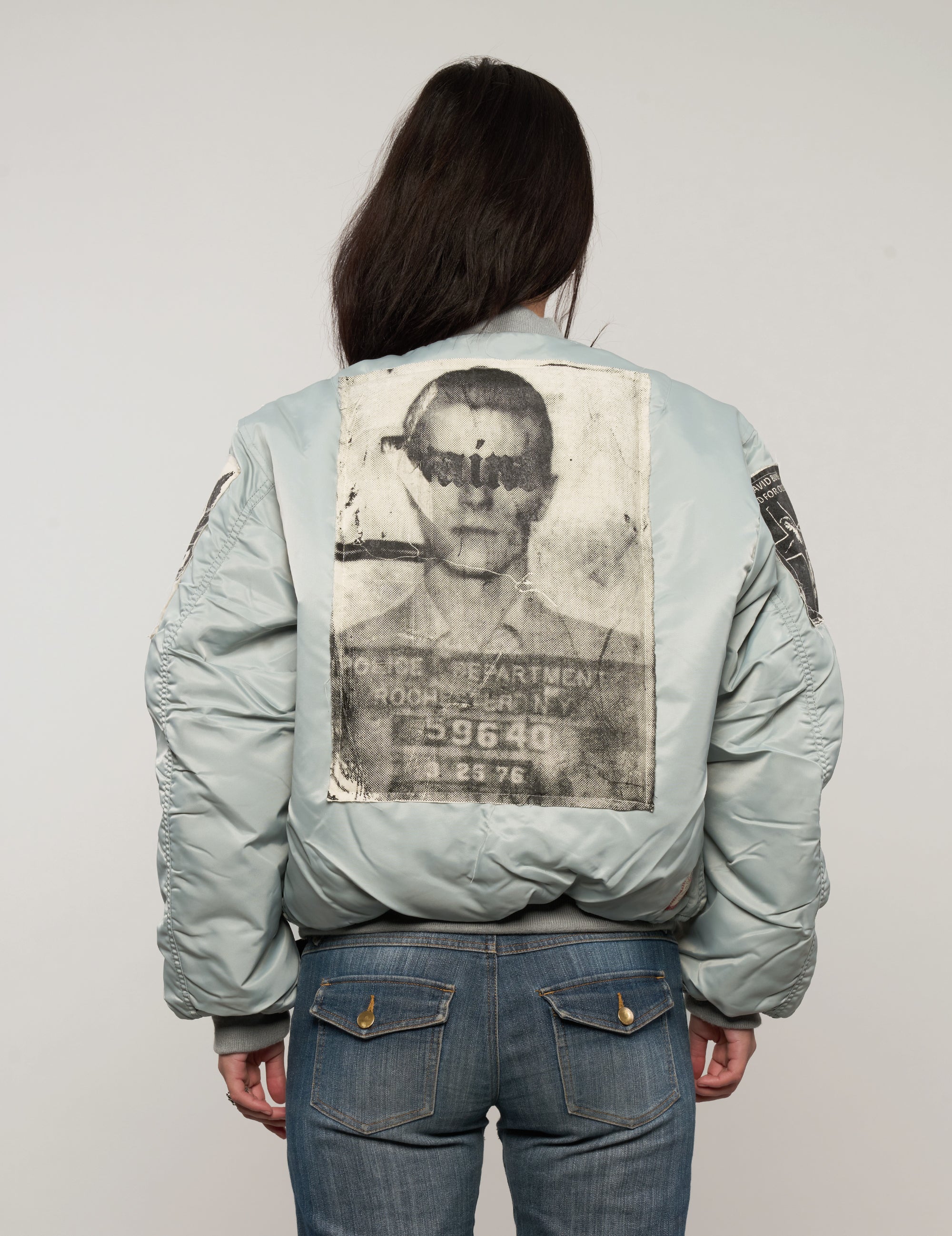 MA-1 Patched Bomber in Grey
