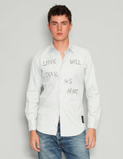 'Love Will Tear Us Apart' White Shirt